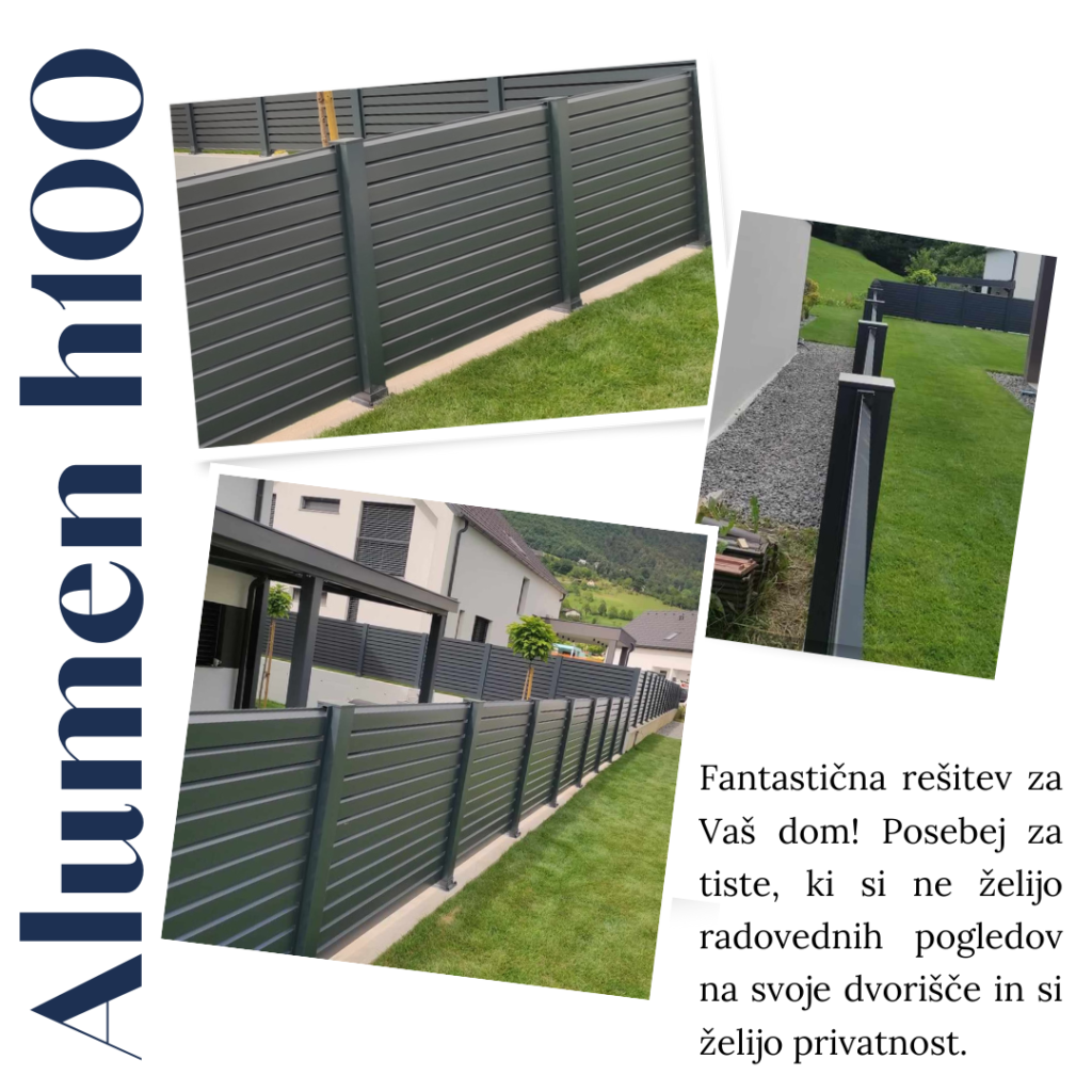 alu ograje, aluminijaste ograje, ugodne ograje, alumen, alumen ograje, poceni ograje, ograje poceni, ograje, lamelne ograje, cena ograj,galerija, balkonske ograje, dvoriščne ograje, model h100