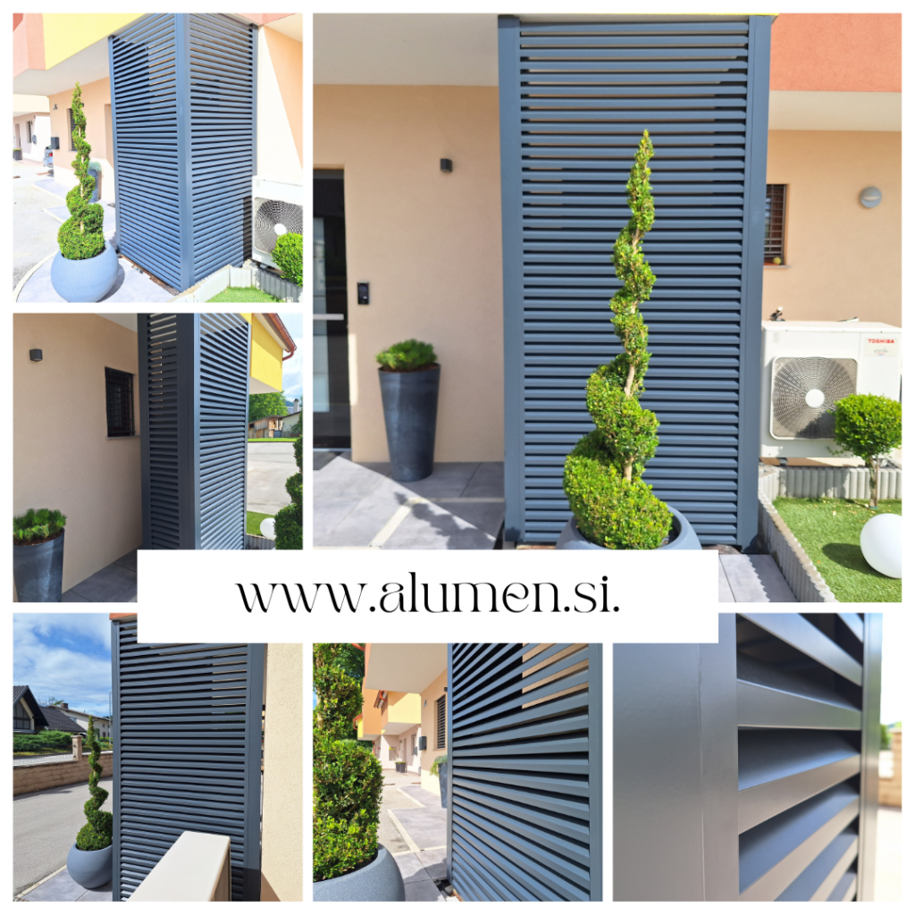 aluminijaste ograje, alu ograje, balkonske ograje, dvoriščne ograje, alumen sistemi, alumen, alumen ograje, alu sistemi, lamelne ograje, lepe ograje, kvalitetne ograje, model i100, model i60, model i60p, model h100, ugodne ograje, ograje, galerija alumen