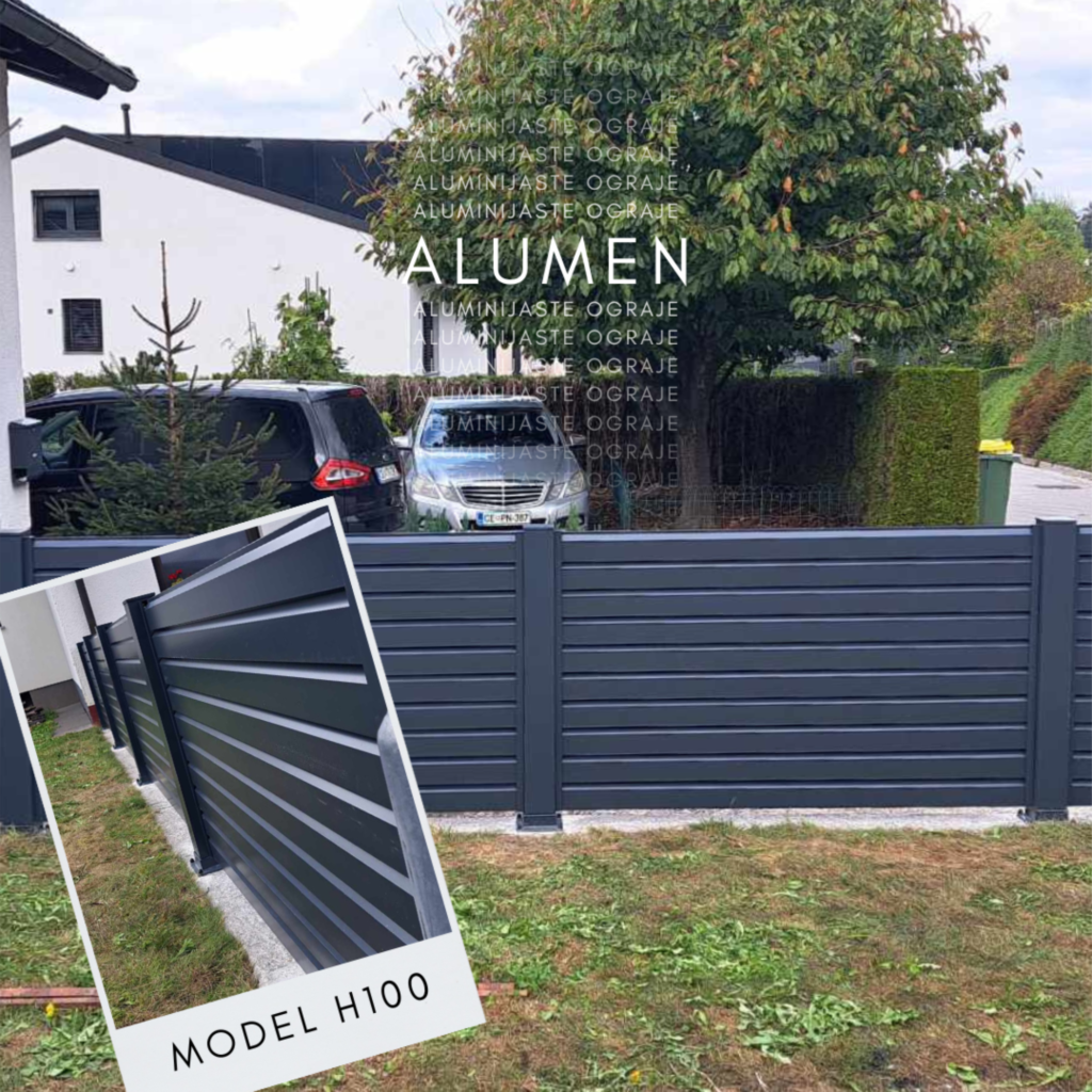aluminijaste ograje, alu ograje, balkonske ograje, dvoriščne ograje, alumen sistemi, alumen, alumen ograje, alu sistemi, lamelne ograje, lepe ograje, kvalitetne ograje, model i100, model i60, model i60p, model h100, ugodne ograje, ograje, galerija alumen