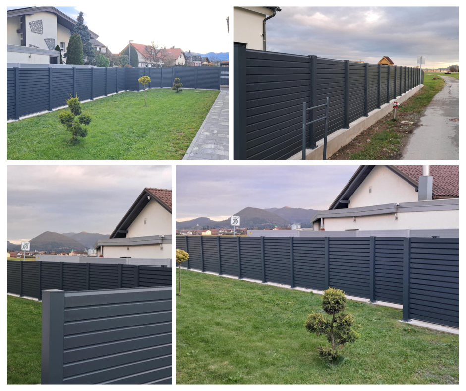 aluminijaste ograje, alu ograje, balkonske ograje, dvoriščne ograje, alumen sistemi, alumen, alumen ograje, alu sistemi, lamelne ograje, lepe ograje, kvalitetne ograje, model i100, model i60, model i60p, model h100, ugodne ograje, ograje, galerija alumen, ograja h100