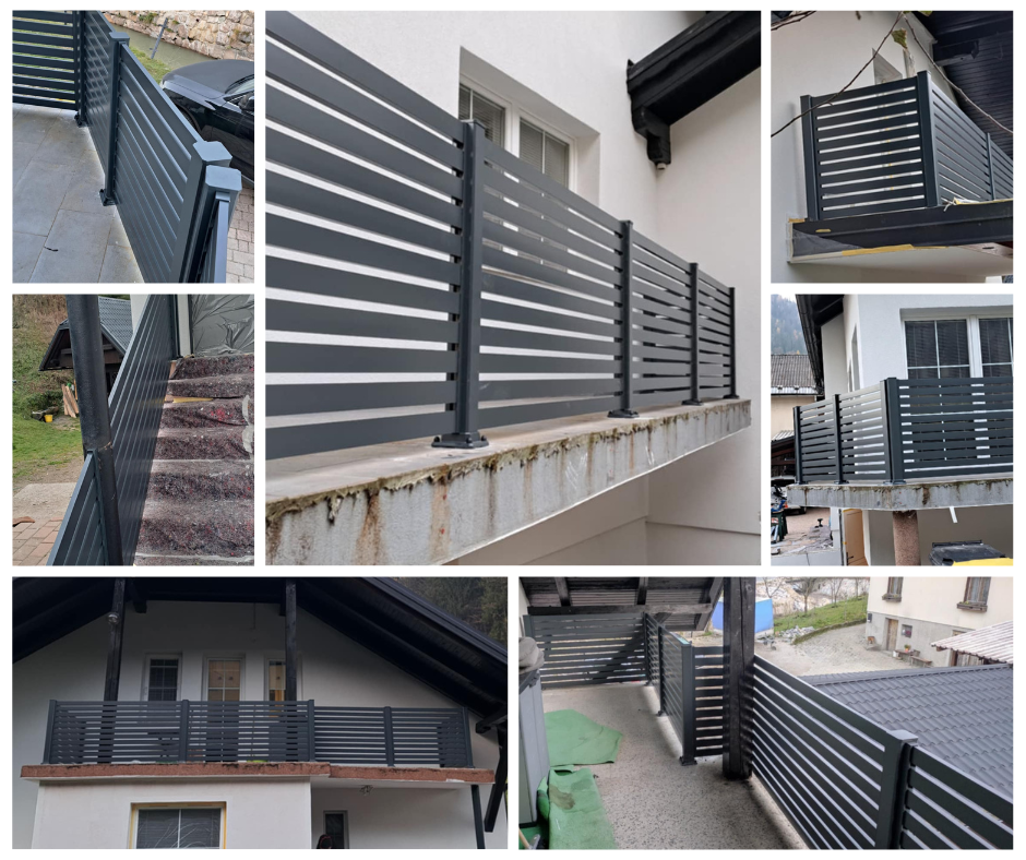 aluminijaste ograje, alu ograje, balkonske ograje, dvoriščne ograje, alumen sistemi, alumen, alumen ograje, alu sistemi, lamelne ograje, lepe ograje, kvalitetne ograje, model i100, model i60, model i60p, model h100, ugodne ograje, ograje, galerija alumen, ograja i60 model