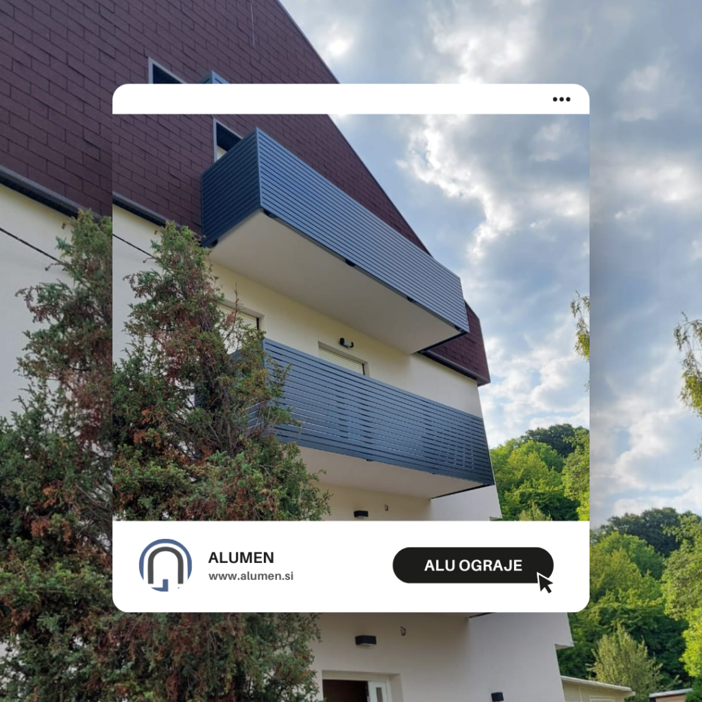 aluminijaste ograje, alu ograje, balkonske ograje, dvoriščne ograje, alumen sistemi, alumen, alumen ograje, alu sistemi, lamelne ograje, lepe ograje, kvalitetne ograje, model i100, model i60, model i60p, model h100, ugodne ograje, ograje, galerija alumen, i40 ograja, model i40