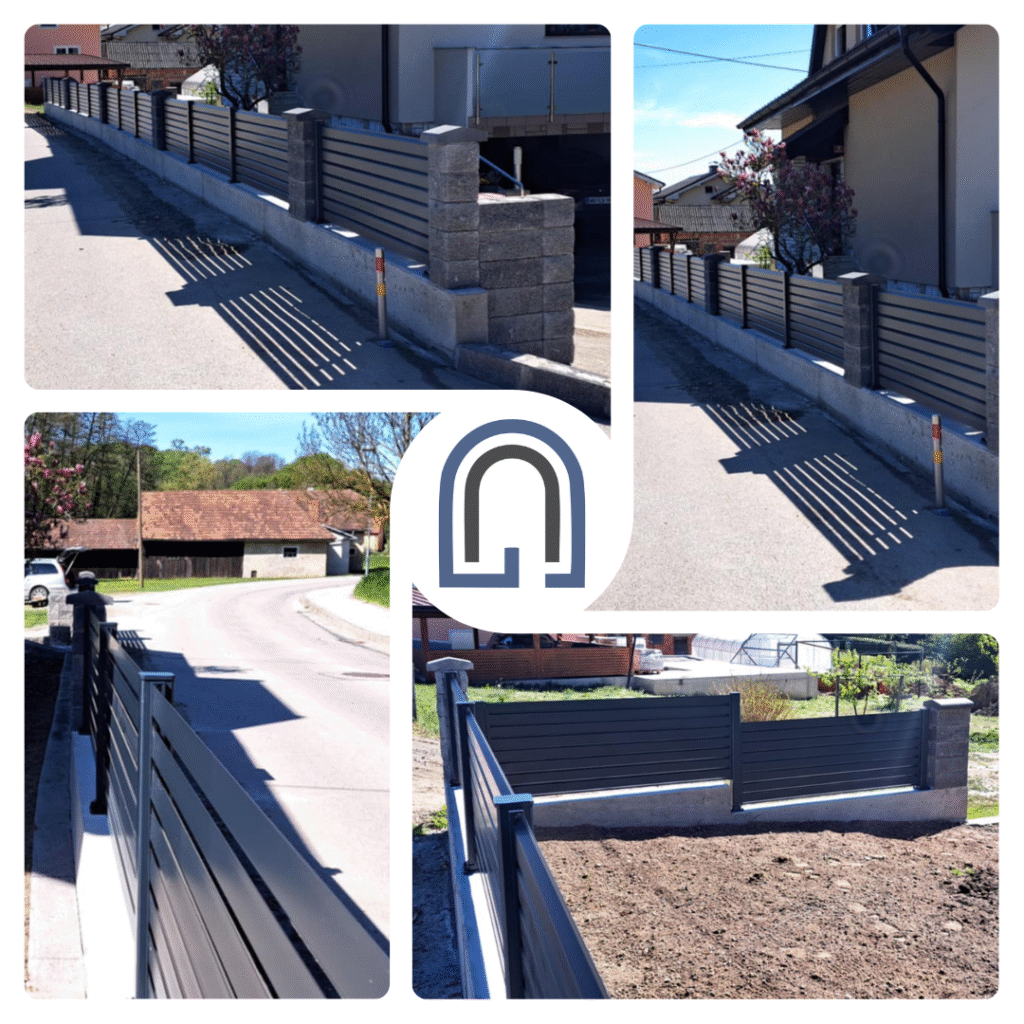 alu ograje, alu ograja, ugodne alu ograje, dvoriščna ograja, ograja za balkone, ograjni sistemi, alumen