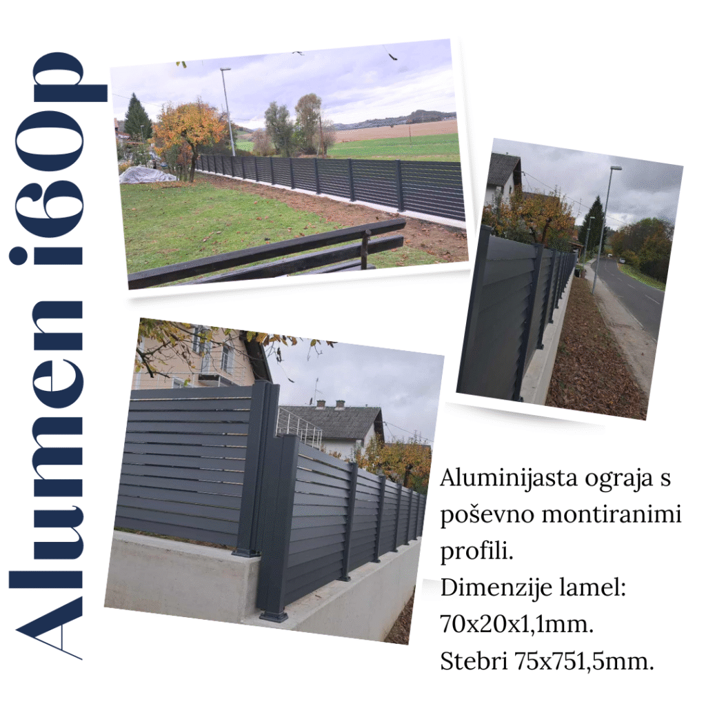 alu ograje, aluminijaste ograje, ugodne ograje, alumen, alumen ograje, poceni ograje, ograje poceni, ograje, lamelne ograje, cena ograj,galerija, balkonske ograje, dvoriščne ograje alumen sistemi, model i60p